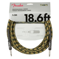 Fender Professional Series Cable Straight 5,5m Woodland Camo