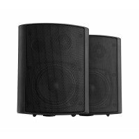 Pronomic USP-540 BK Coppia altoparlanti HIFI a muro nero 160 Watt