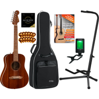 Fender California Standard Redondo Mini Table En Épicéa Natural Sapele Pack De Démarrage