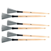 3er SET XDrum WTD-1L Wire Tap Drumstick Brushes lang Doppelnutzung als Besen oder Stick möglich