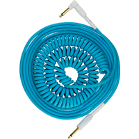 Pig Hog "Half Coil" Câble Instrument 9m Daphne Blue