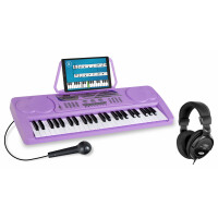 McGrey BK-4910VT Beginner-Keyboard Lila Set inkl. Kopfhörer