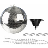 Showgear Mirror Ball Spiegelkugel 50 cm Set