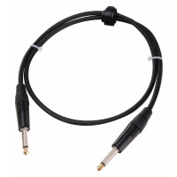 Pronomic Stage INST-0,5 cable de clavija jack 0,5 m negro