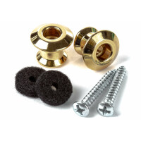 Dunlop Straplok Dual Design Button Set Gold