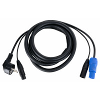 Pronomic Stage EUPPX-2.5 cable híbrido Euro/Powerplug/XLR