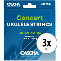 Cascha 2054 Konzert Ukulele Saiten 3x Set