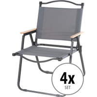 Stagecaptain CSH-67 Set Di 4 Sedie Pieghevoli Da Campeggio