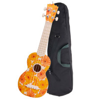 Classic Cantabile BeachBuddy Beachflower Sopran-Ukulele, ABS