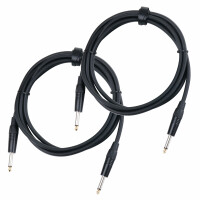 Pronomic Stage BOXJ1-2.5 cables para altavoces clavija jack 2,5 m set 2 x