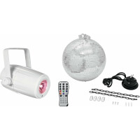 Eurolite LED PST-5 QCL Spot ws Spiegelkugel Set