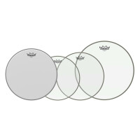 Remo 12" 13" 16" Ambassador Clear Set PLUS 14" Coated