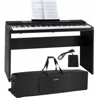 McGrey DK-88 Beginner-Keyboard in Stagepiano Optik Trolly Set