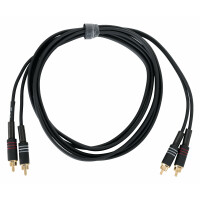 Pronomic Stage RCA-3 câble audio cinch 3 m noir