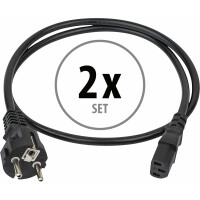 DAP Audio Powercord OFC HiFi Kaltgerätekabel 5m 2x Set