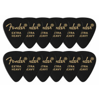 Fender 351 Premium Plektren Extra Heavy 12er Pack Black