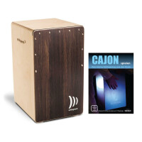 Schlagwerk CP408ST Cajon 2inOne Dark Oak Soft Touch Set inkl. Cajonschule