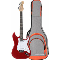 Rocktile Sphere Classic E-Gitarre Red Gigbag Set