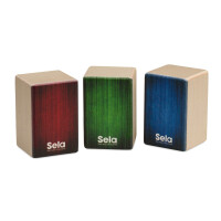 Sela Mini Cajon Shaker Set (Soft, Medium Hard)