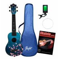 Flight TUS32 Sakura Sopran Ukulele Set