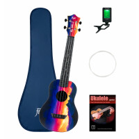 Flight TUC EE Sunset Travel Konzert Ukulele Set