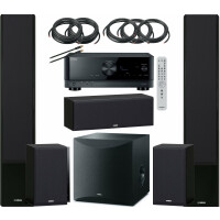 Yamaha TSR-400 / NS-F350 5.1 Dolby Surround Anlage Set