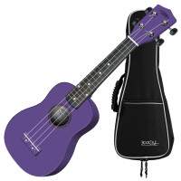 Classic Cantabile US-100 VT Sopran-Ukulele violett Set inkl. Tasche