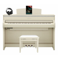 Yamaha CLP-775 WA Digitalpiano Set Weißesche