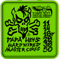 Ernie Ball 3821 Papa Het's Hardwired Master Core Signature Electric Guitar Strings 3-Pack