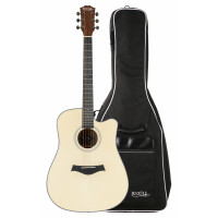 Rocktile WSD-101C NT akoestische gitaar, dreadnought gigbag set