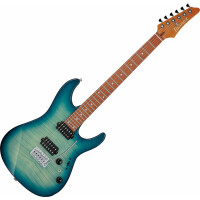 Ibanez AZ24S1F-TXB E-Gitarre Transparent Turquoise Burst