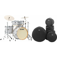 Tama CK50R-ICA Superstar Classic Drumkit Ice Ash Wrap Set inkl. Gigbags