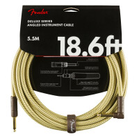 Fender Deluxe Series Cable Angled 5,5m Tweed