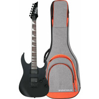 Ibanez GRG121DX-BKF E-Gitarre Black Flat Gigbag Set