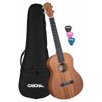 Cascha Bariton Mahagoni Ukulele Set