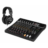 IMG Stageline MXR-80 USB Mixer mit Bluetooth Set