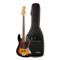 Squier Classic Vibe '70s Jazz Bass MN Natural Gigbag Set