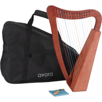 Avora Keltische Harfe 15 Saiten Mahogany  - Retoure (Zustand: sehr gut)