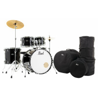 Pearl RS525SC/C31 Roadshow Drumset Jet Black Set mit Taschen