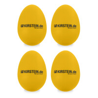 4x Kirstein ES-10Y Egg Shaker giallo Heavy Set