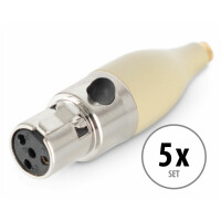 Pronomic Funk-Adapter L6 5x Set