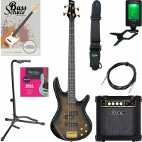 Ibanez GSR200PC-TPB Transparent Pale Black Burst Starter Set