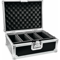 Roadinger Flightcase 4x AKKU Flat Light Serie