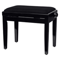 Classic Cantabile Pianobank Schwarz Hochglanz  - Retoure (Zustand: gut) 