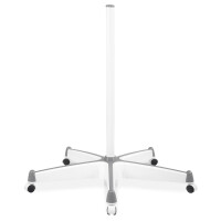 Showlite RS-100W Rolstatief voor loeplamp / vergrootlamp wit