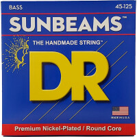 DR Strings Sunbeam Bass Nickel-Plated Steel NMR5-45 Medium 45-125