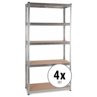 Stagecaptain Heavyrack Lagerregal Holzböden, max. 875 kg 4x Set