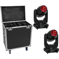 Eurolite Set 2x LED TMH-S400 CMY + Case mit Rollen
