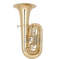 Miraphone Bb-Tuba Modell 86 Goldmessing