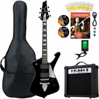 Ibanez PSM10-BK Paul Stanley Signature Gitarre Black Starter Set